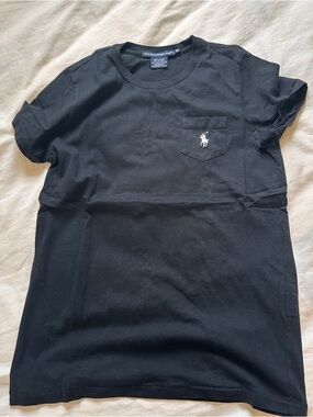 Polo Ralph Lauren Cotton Pocket Tshirt - Black White - M